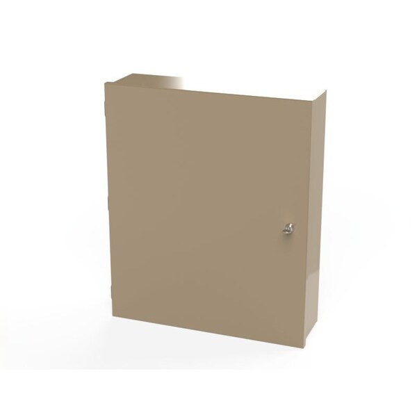 Saginaw Control & Engineering 1/4 Turn Latch with Keylock Electrical Enclosures, 24 in H, 6 in D, 20 in W, NEMA 1, Carbon Steel SCE-24N2006NK-T - main